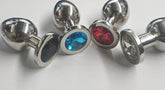 Bedazzled Steel Butt Plug Medium Waterproof Vibrators